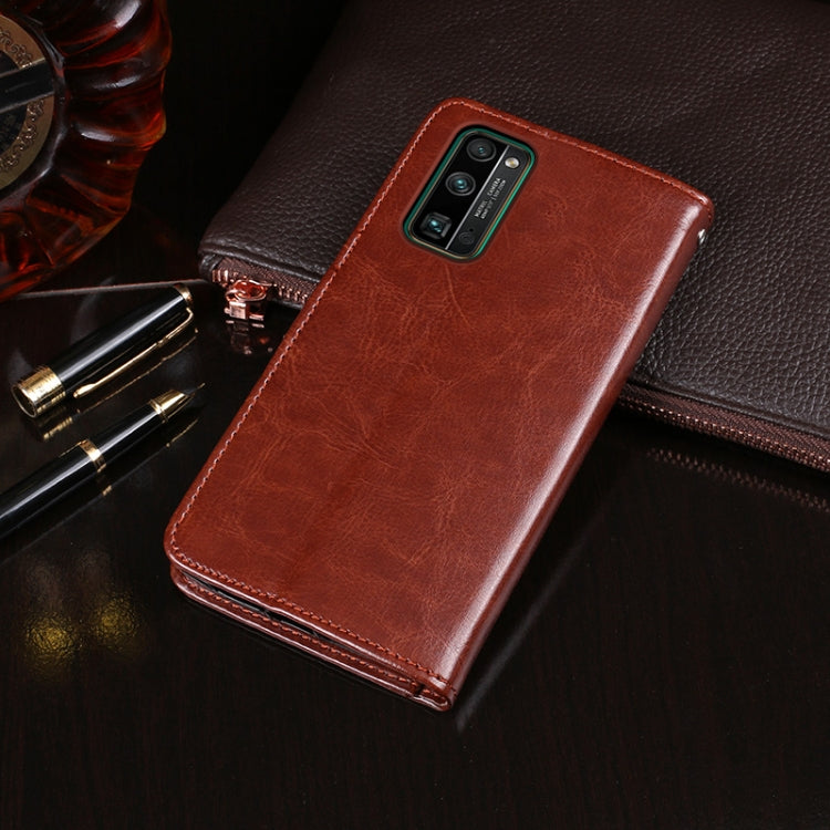 idewei Crazy Horse Texture Horizontal Flip Leather Case with Holder & Card Slots & Wallet, For Huawei Honor 30 Pro, For Huawei P40 Pro+, For OPPO A12E