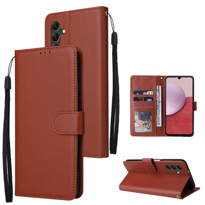 Multifunctional 3 Card Slots Leather Phone Case, For Samsung Galaxy A14 5G, For Xiaomi Redmi Note 12 China, For Xiaomi Redmi Note 12 Pro 5G China