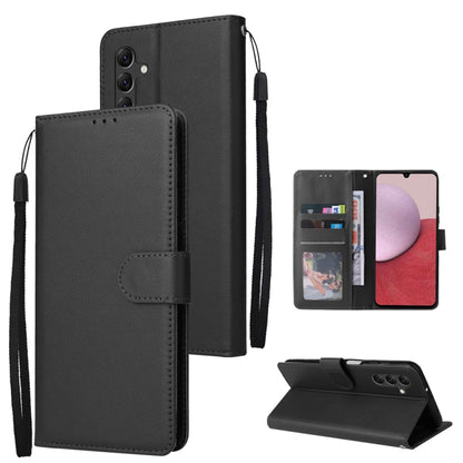 Multifunctional 3 Card Slots Leather Phone Case, For Samsung Galaxy A14 5G, For Xiaomi Redmi Note 12 China, For Xiaomi Redmi Note 12 Pro 5G China