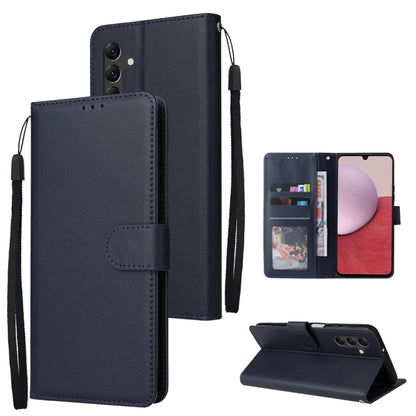 Multifunctional 3 Card Slots Leather Phone Case, For Samsung Galaxy A14 5G, For Xiaomi Redmi Note 12 China, For Xiaomi Redmi Note 12 Pro 5G China