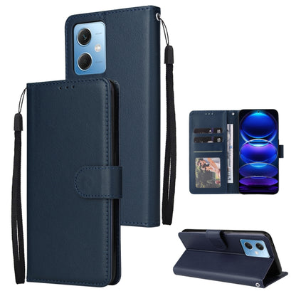 Multifunctional 3 Card Slots Leather Phone Case, For Samsung Galaxy A14 5G, For Xiaomi Redmi Note 12 China, For Xiaomi Redmi Note 12 Pro 5G China