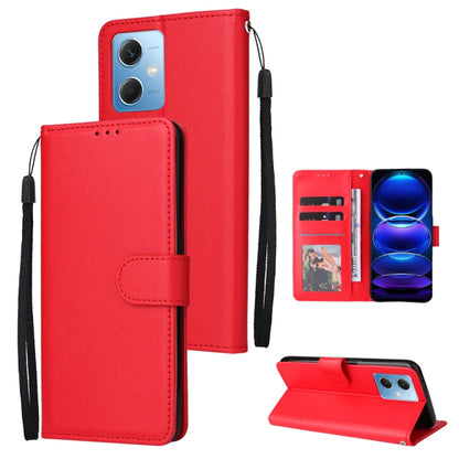 Multifunctional 3 Card Slots Leather Phone Case, For Samsung Galaxy A14 5G, For Xiaomi Redmi Note 12 China, For Xiaomi Redmi Note 12 Pro 5G China