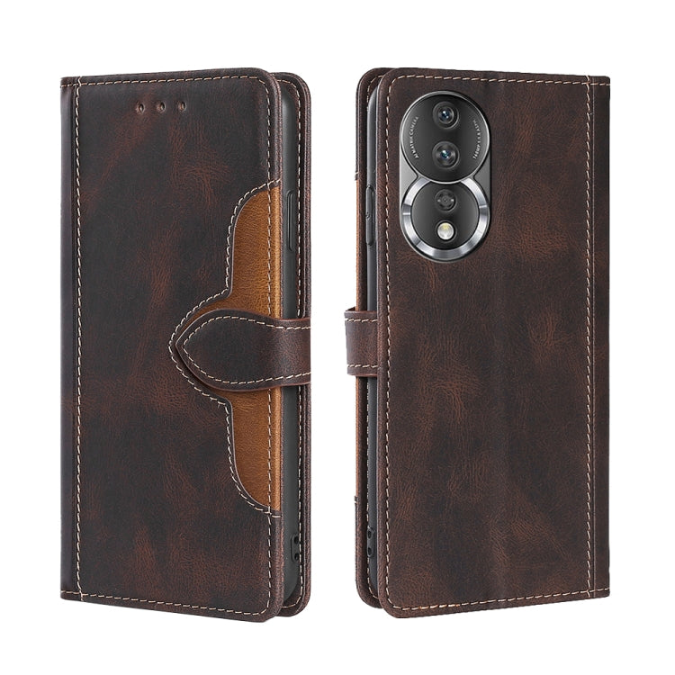 Skin Feel Magnetic Buckle Leather Phone Case, For Honor 80, For Honor 80 Pro, For Huawei nova 10 SE, For OPPO A58 5G, For Realme 10 4G, For Realme C30s