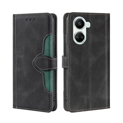Skin Feel Magnetic Buckle Leather Phone Case, For Honor 80, For Honor 80 Pro, For Huawei nova 10 SE, For OPPO A58 5G, For Realme 10 4G, For Realme C30s