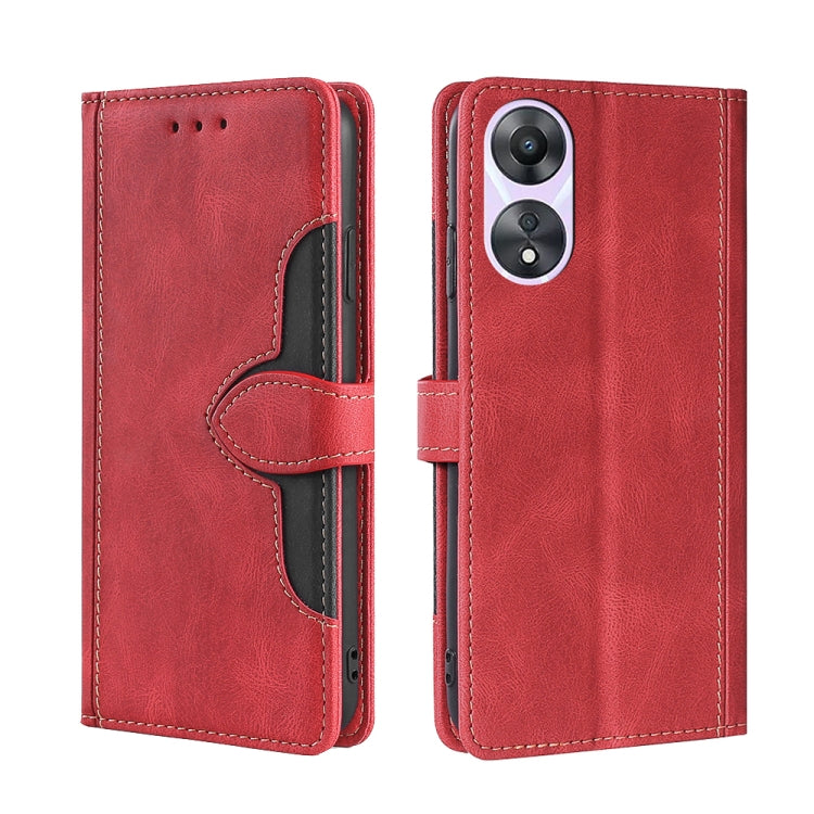 Skin Feel Magnetic Buckle Leather Phone Case, For Honor 80, For Honor 80 Pro, For Huawei nova 10 SE, For OPPO A58 5G, For Realme 10 4G, For Realme C30s