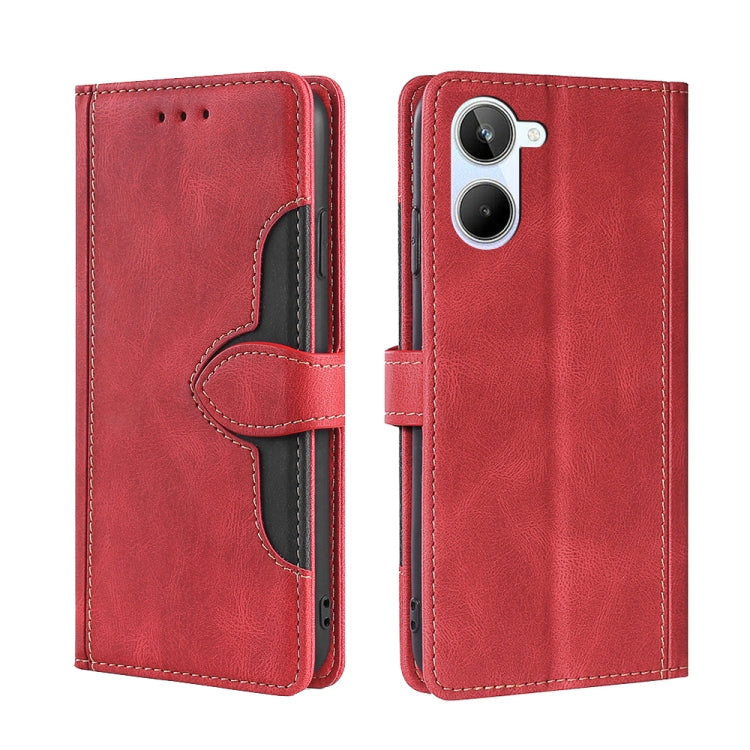 Skin Feel Magnetic Buckle Leather Phone Case, For Honor 80, For Honor 80 Pro, For Huawei nova 10 SE, For OPPO A58 5G, For Realme 10 4G, For Realme C30s