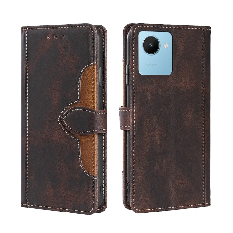 Skin Feel Magnetic Buckle Leather Phone Case, For Honor 80, For Honor 80 Pro, For Huawei nova 10 SE, For OPPO A58 5G, For Realme 10 4G, For Realme C30s