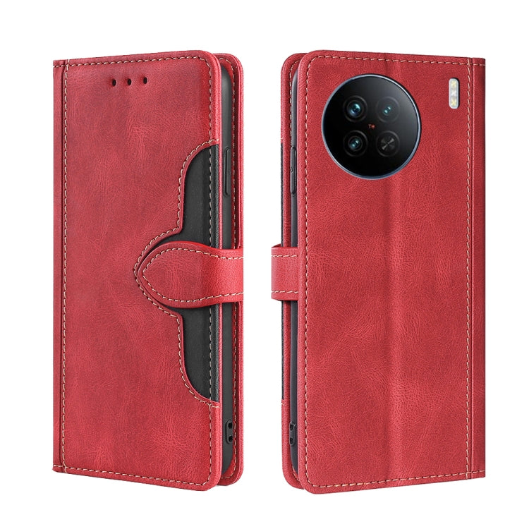 Skin Feel Magnetic Buckle Leather Phone Case, For vivo X90, For vivo X90 Pro+, For Samsung Galaxy A04e 4G