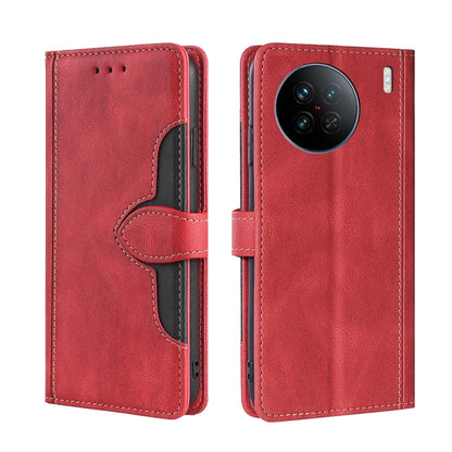 Skin Feel Magnetic Buckle Leather Phone Case, For vivo X90, For vivo X90 Pro+, For Samsung Galaxy A04e 4G