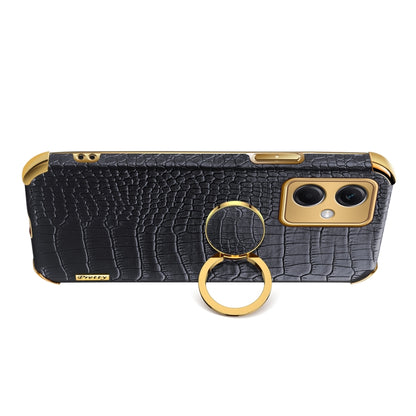 6D Electroplating Crocodile Texture Phone Case With Holder, For Xiaomi Redmi Note 12 China, For Xiaomi Redmi Note 12 Pro+ China, For Samsung Galaxy S23 5G, For Samsung Galaxy S23 Ultra 5G