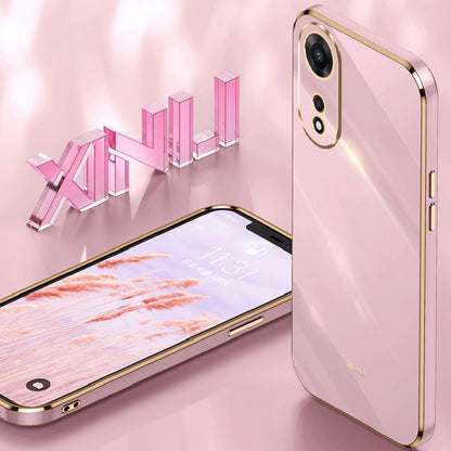 XINLI Straight Edge 6D Electroplate TPU Phone Case, For OPPO A1 Pro 5G, For Realme 10 4G, For Samsung Galaxy Note10+