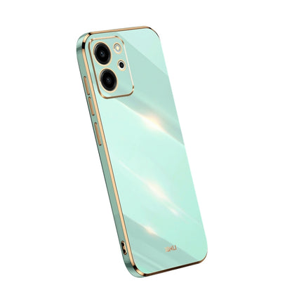 XINLI Straight Edge 6D Electroplate TPU Phone Case, For Honor 80 SE 5G