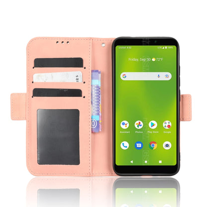 Skin Feel Calf Texture Card Slots Leather Phone Case, For Cricket Debut Smart, For Cricket Icon 4, For Cricket Innovate E 5G, For OPPO A1 Pro