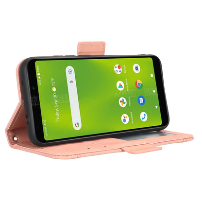 Skin Feel Calf Texture Card Slots Leather Phone Case, For Cricket Debut Smart, For Cricket Icon 4, For Cricket Innovate E 5G, For OPPO A1 Pro