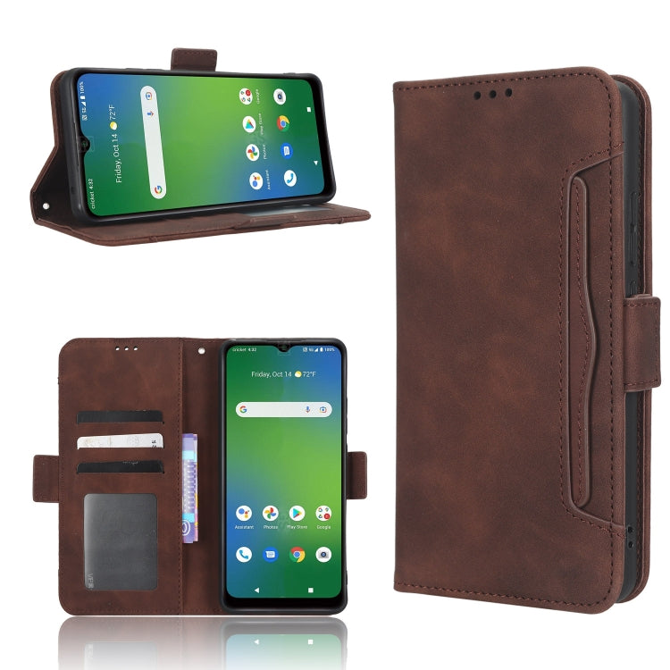 Skin Feel Calf Texture Card Slots Leather Phone Case, For Cricket Debut Smart, For Cricket Icon 4, For Cricket Innovate E 5G, For OPPO A1 Pro