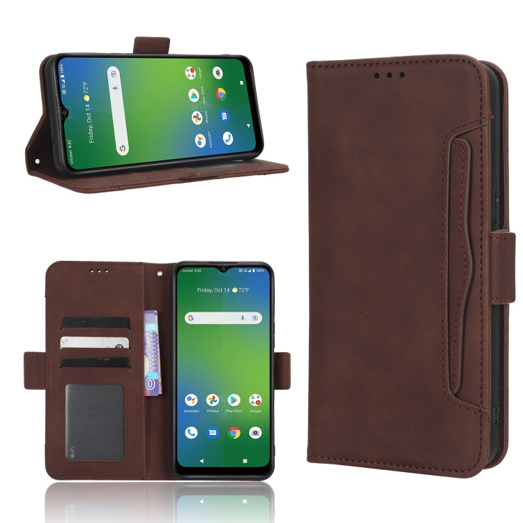 Skin Feel Calf Texture Card Slots Leather Phone Case, For Cricket Debut Smart, For Cricket Icon 4, For Cricket Innovate E 5G, For OPPO A1 Pro