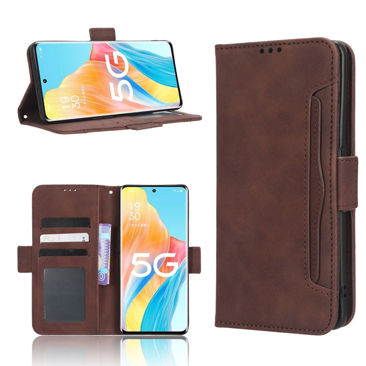 Skin Feel Calf Texture Card Slots Leather Phone Case, For Cricket Debut Smart, For Cricket Icon 4, For Cricket Innovate E 5G, For OPPO A1 Pro