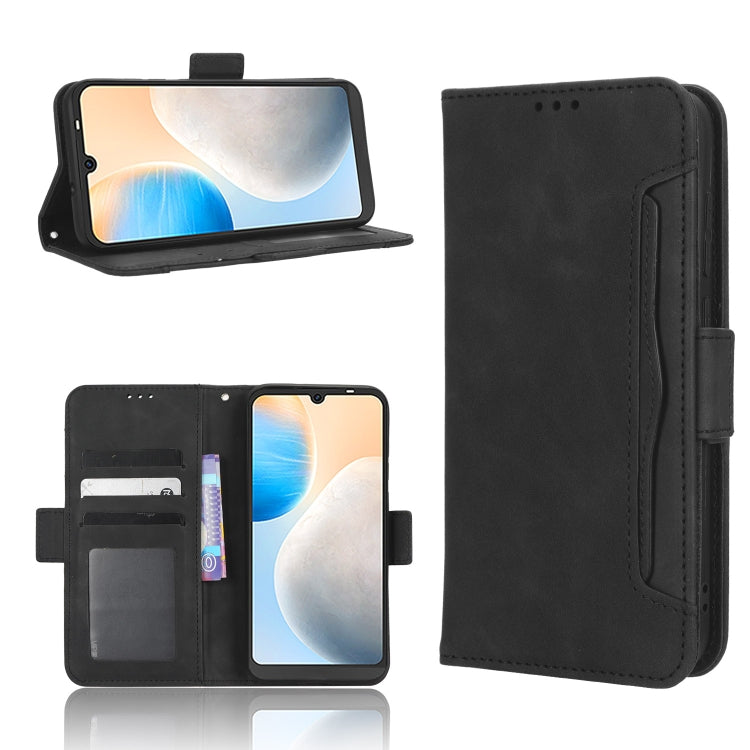 Skin Feel Calf Texture Card Slots Leather Phone Case, For Realme 10 4G, For Realme 10 Pro, For TCL ION Z, For Tecno Pop 6 BE7