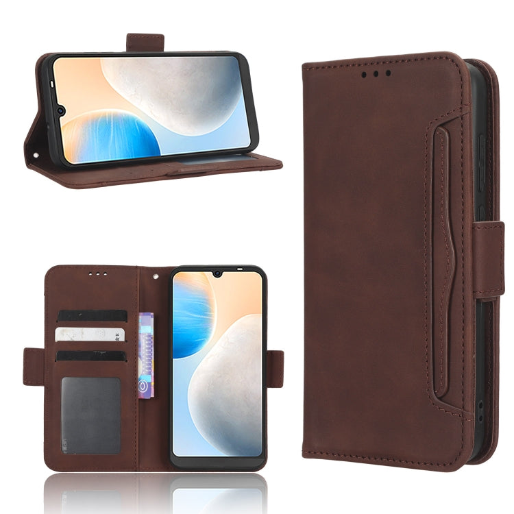 Skin Feel Calf Texture Card Slots Leather Phone Case, For Realme 10 4G, For Realme 10 Pro, For TCL ION Z, For Tecno Pop 6 BE7