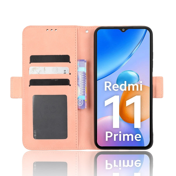 Skin Feel Calf Texture Card Slots Leather Phone Case, For Xiaomi Redmi 11 Prime 4G, For Xiaomi Redmi A1+, For Xiaomi Redmi Note 12 5G China, For Xiaomi Redmi Note 12 Pro 5G