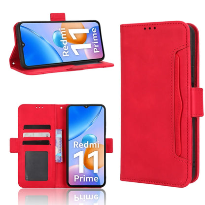 Skin Feel Calf Texture Card Slots Leather Phone Case, For Xiaomi Redmi 11 Prime 4G, For Xiaomi Redmi A1+, For Xiaomi Redmi Note 12 5G China, For Xiaomi Redmi Note 12 Pro 5G