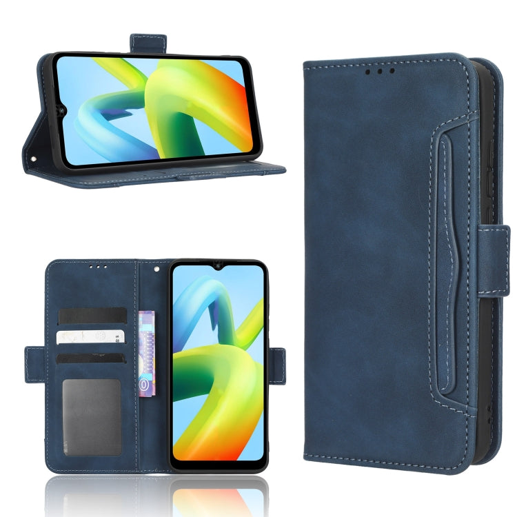 Skin Feel Calf Texture Card Slots Leather Phone Case, For Xiaomi Redmi 11 Prime 4G, For Xiaomi Redmi A1+, For Xiaomi Redmi Note 12 5G China, For Xiaomi Redmi Note 12 Pro 5G