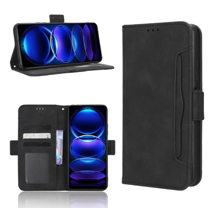 Skin Feel Calf Texture Card Slots Leather Phone Case, For Xiaomi Redmi 11 Prime 4G, For Xiaomi Redmi A1+, For Xiaomi Redmi Note 12 5G China, For Xiaomi Redmi Note 12 Pro 5G