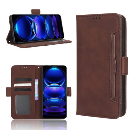 Skin Feel Calf Texture Card Slots Leather Phone Case, For Xiaomi Redmi 11 Prime 4G, For Xiaomi Redmi A1+, For Xiaomi Redmi Note 12 5G China, For Xiaomi Redmi Note 12 Pro 5G