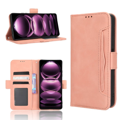 Skin Feel Calf Texture Card Slots Leather Phone Case, For Xiaomi Redmi 11 Prime 4G, For Xiaomi Redmi A1+, For Xiaomi Redmi Note 12 5G China, For Xiaomi Redmi Note 12 Pro 5G