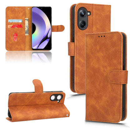 Skin Feel Magnetic Flip Leather Phone Case, For OPPO A1 Pro, For Realme 10 Pro, For TCL ION Z, For Tecno Pova 4