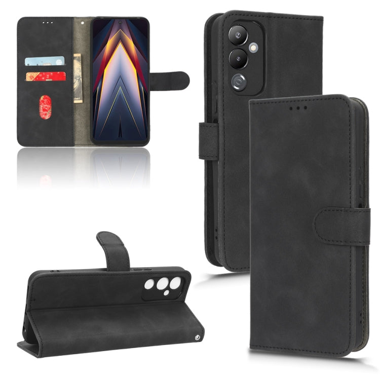 Skin Feel Magnetic Flip Leather Phone Case, For OPPO A1 Pro, For Realme 10 Pro, For TCL ION Z, For Tecno Pova 4