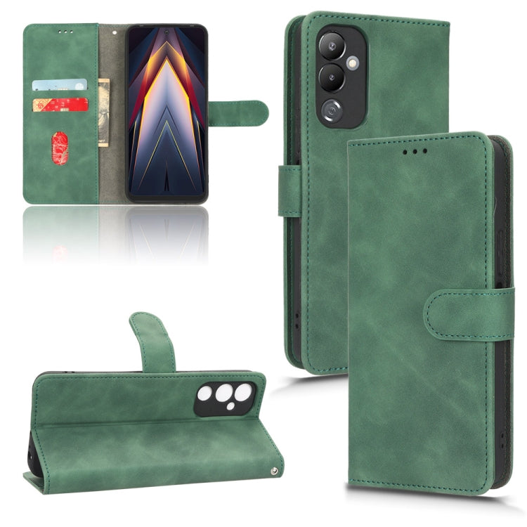 Skin Feel Magnetic Flip Leather Phone Case, For OPPO A1 Pro, For Realme 10 Pro, For TCL ION Z, For Tecno Pova 4