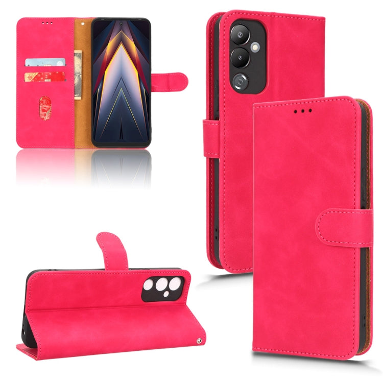 Skin Feel Magnetic Flip Leather Phone Case, For OPPO A1 Pro, For Realme 10 Pro, For TCL ION Z, For Tecno Pova 4