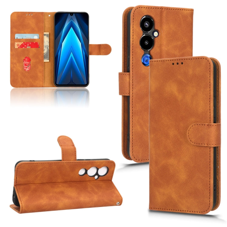 Skin Feel Magnetic Flip Leather Phone Case, For Tecno Pova 4 Pro, For Infinix Hot 20 4G, For Infinix Hot 20 5G, For Infinix Hot 20S