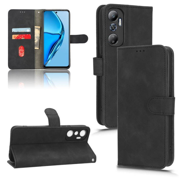 Skin Feel Magnetic Flip Leather Phone Case, For Tecno Pova 4 Pro, For Infinix Hot 20 4G, For Infinix Hot 20 5G, For Infinix Hot 20S