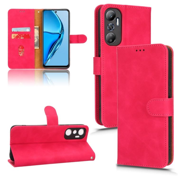 Skin Feel Magnetic Flip Leather Phone Case, For Tecno Pova 4 Pro, For Infinix Hot 20 4G, For Infinix Hot 20 5G, For Infinix Hot 20S