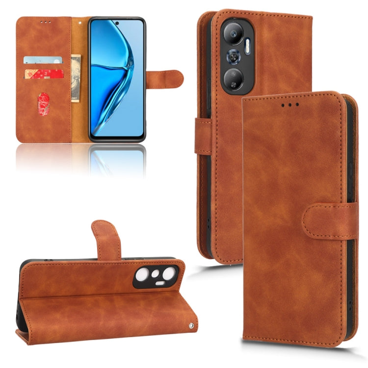 Skin Feel Magnetic Flip Leather Phone Case, For Tecno Pova 4 Pro, For Infinix Hot 20 4G, For Infinix Hot 20 5G, For Infinix Hot 20S