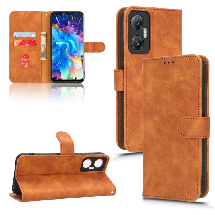 Skin Feel Magnetic Flip Leather Phone Case, For Tecno Pova 4 Pro, For Infinix Hot 20 4G, For Infinix Hot 20 5G, For Infinix Hot 20S