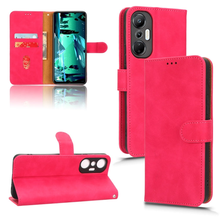 Skin Feel Magnetic Flip Leather Phone Case, For Tecno Pova 4 Pro, For Infinix Hot 20 4G, For Infinix Hot 20 5G, For Infinix Hot 20S