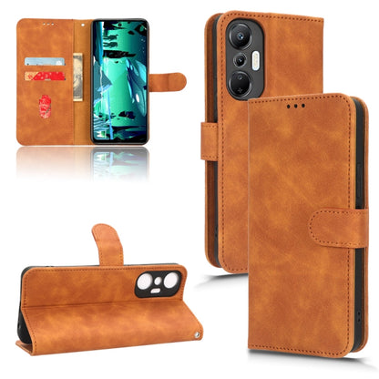 Skin Feel Magnetic Flip Leather Phone Case, For Tecno Pova 4 Pro, For Infinix Hot 20 4G, For Infinix Hot 20 5G, For Infinix Hot 20S