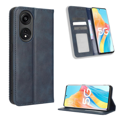 Magnetic Buckle Retro Texture Leather Phone Case, For Cricket Debut Smart, For Cricket Icon 4, For Cricket Innovate E 5G, For OPPO A1 Pro, For Realme 10 4G, For Realme 10 Pro