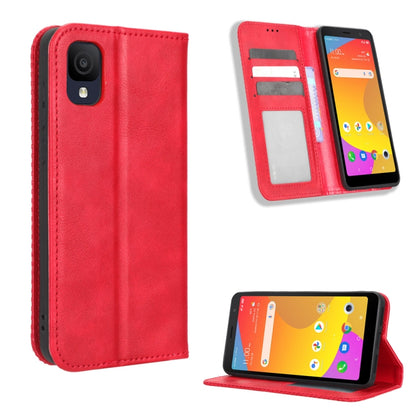 Magnetic Buckle Retro Texture Leather Phone Case, For TCL ION Z, For Tecno Pop 6 BE7, For vivo X90 5G, For vivo X90 Pro+, For Tecno Pova 4, For Infinix Hot 20 4G X682B