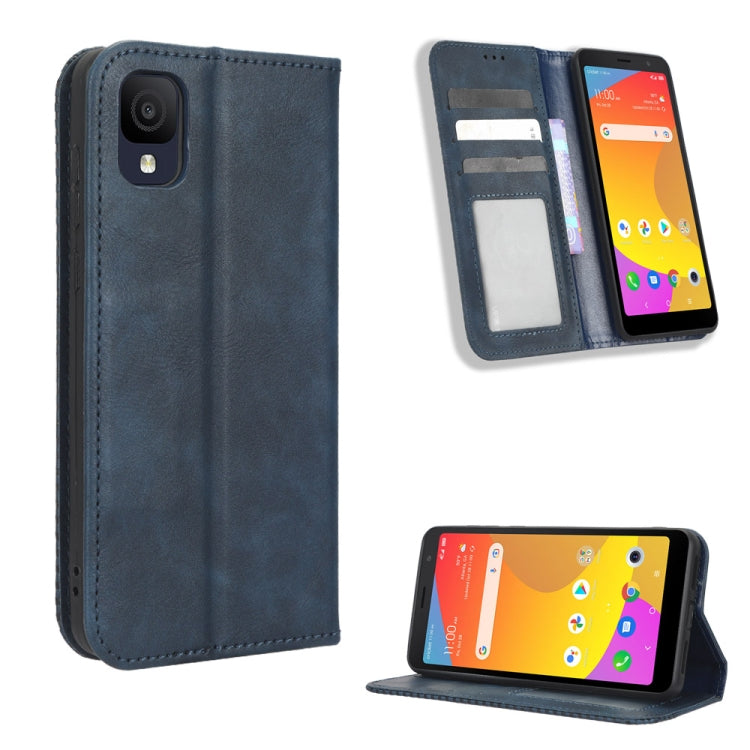 Magnetic Buckle Retro Texture Leather Phone Case, For TCL ION Z, For Tecno Pop 6 BE7, For vivo X90 5G, For vivo X90 Pro+, For Tecno Pova 4, For Infinix Hot 20 4G X682B