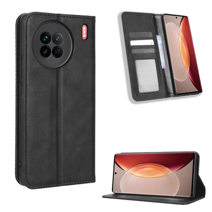 Magnetic Buckle Retro Texture Leather Phone Case, For TCL ION Z, For Tecno Pop 6 BE7, For vivo X90 5G, For vivo X90 Pro+, For Tecno Pova 4, For Infinix Hot 20 4G X682B
