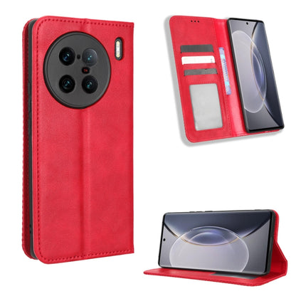Magnetic Buckle Retro Texture Leather Phone Case, For TCL ION Z, For Tecno Pop 6 BE7, For vivo X90 5G, For vivo X90 Pro+, For Tecno Pova 4, For Infinix Hot 20 4G X682B