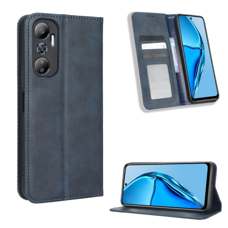 Magnetic Buckle Retro Texture Leather Phone Case, For TCL ION Z, For Tecno Pop 6 BE7, For vivo X90 5G, For vivo X90 Pro+, For Tecno Pova 4, For Infinix Hot 20 4G X682B