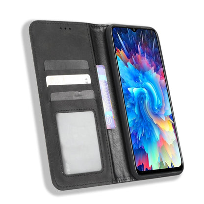 Magnetic Buckle Retro Texture Leather Phone Case, For Infinix Hot 20 5G X666B, For Infinix Hot 20S X6827, For Tecno Pova 4 Pro, For Huawei nova Y61, For Blackview BV5200, For Honor 80 SE 5G