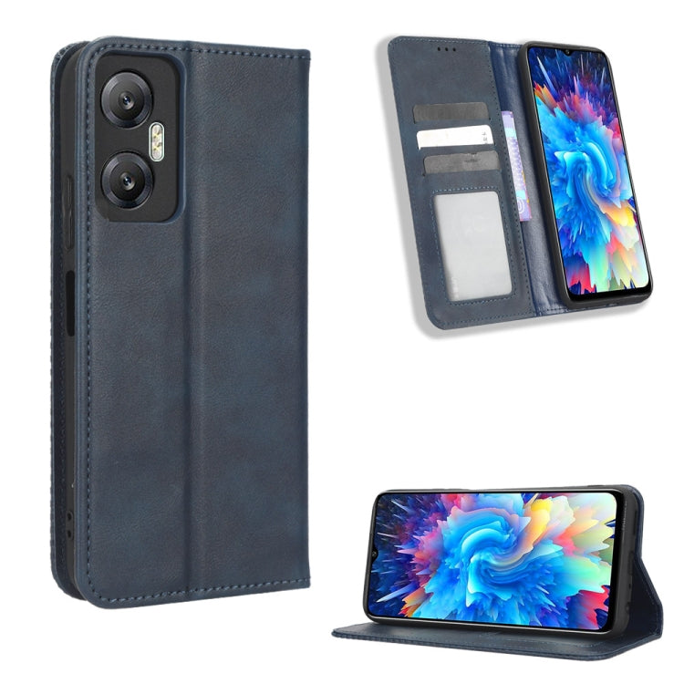 Magnetic Buckle Retro Texture Leather Phone Case, For Infinix Hot 20 5G X666B, For Infinix Hot 20S X6827, For Tecno Pova 4 Pro, For Huawei nova Y61, For Blackview BV5200, For Honor 80 SE 5G