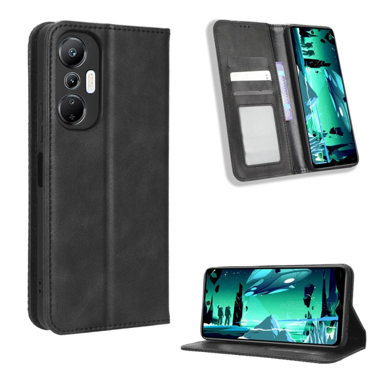 Magnetic Buckle Retro Texture Leather Phone Case, For Infinix Hot 20 5G X666B, For Infinix Hot 20S X6827, For Tecno Pova 4 Pro, For Huawei nova Y61, For Blackview BV5200, For Honor 80 SE 5G