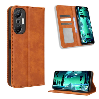 Magnetic Buckle Retro Texture Leather Phone Case, For Infinix Hot 20 5G X666B, For Infinix Hot 20S X6827, For Tecno Pova 4 Pro, For Huawei nova Y61, For Blackview BV5200, For Honor 80 SE 5G